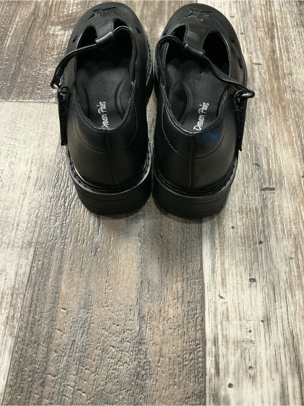 Dream Pairs Black Star Mary Jane Kids Dress Shoes Size 13